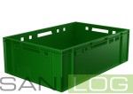 Green meat crate E2 60x40x20cm
