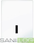 Przycisk do pisuaru EXCLUSIVE URI-G 230V szkło białe