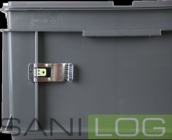 Label holder for EURONORM boxes /short+