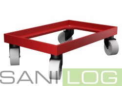 EURONORM box trolley red 60×40 cm+