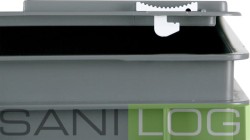 Slide-type seal for EURONORM cover with hinges+