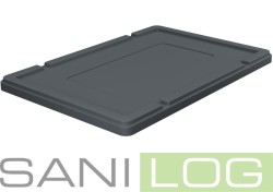 TWISTBOX flange cover in gray 60x40 cm