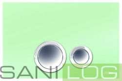 JOMOTech Elegance 2.0 flush plate for SLKplus green satined