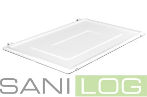 Pokrywa z zawiasami w kolorze białym 60cmx40cm