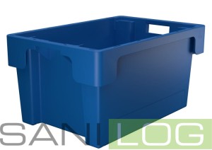 Pojemnik obrotowy DSB-N niebieski 60x40x30cm