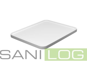 Pokrywa do kontenerów 210L biała 80,4x62,5x40cm