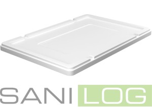 DSB-N flange cover with U-edge handle white/60×40 cm+