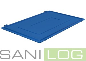 Pokrywa z zawiasami w niebieska 60cmx40cm