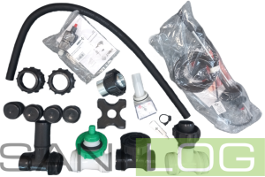 1002E/1503E podstawowe przyłącza do zbiornika oleju 