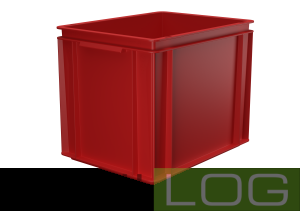 WERIT SKRZYNKA EURONORM CZERWONA 40*30*32cm