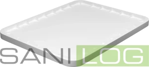 Pokrywa do kontenerów 360L biała 952*745*47 mm 