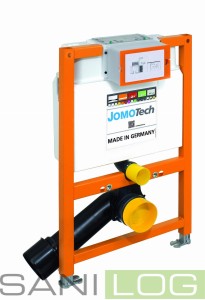 JOMOTech SLS stelaż do WC z możliwością spłukiwania od przodu i od góry  H=820