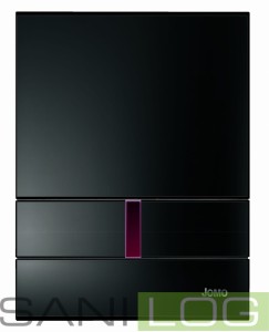 Przycisk EXCLUSIVE URI-K 230V , pisuar czarny matowy