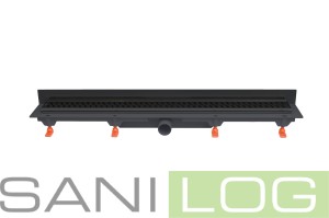 Odpływ przyścienny EXCLUSIVE WALL 40 czarny, 650 mm EXCLUSIVE