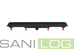 Odpływ liniowy czarny EXCLUSIVE 40, Exclusive 750 mm 