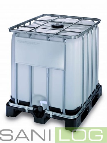 Kontener 1000l UN wlew 225, zawór EPDM 50