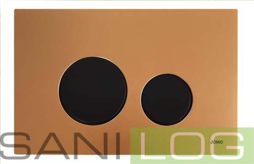 JOMOTech przycisk do WC Switch miedź/czarny matowy