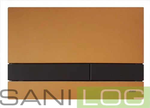 Przycisk do WC EXCLUSIVE 2.0 miedź / czarny matowy