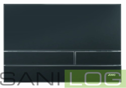 Przycisk do wc czarny matowy Exclusive 2.1 szkło.jpg