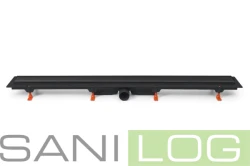 Linear drain EXCLUSIVE 50 FLIS black matt 950 mm