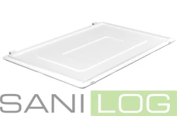 Pokrywa z zawiasami w kolorze białym 60cmx40cm