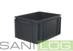 EURONORM-Stapelkasten in grau - 400 x 300 x 220 mm+