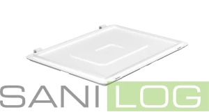 White cover with hinges EURONORM/40 cm x 40 cm+