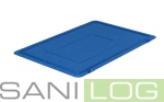 EURONORM Auflagedeckel für Stapelkasten in blau/40x30cm+
