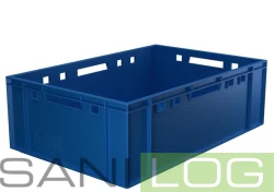 Fleischkasten E2 in blau 60x40x20 cm+