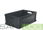EURONORM Stapelkisten in Grau 60 x 40 x 22 cm +