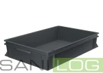 Euronorm-Stapelkasten von Werit in grau 600 x 400 x 120 mm+