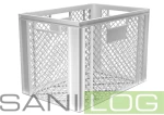 EURONORM-Stapelkasten in weiss / 600 x 400 x 426 mm+