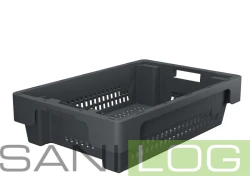 Pojemnik obrotowy DSB-N szary 60x40x15cm