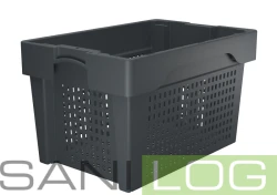 Pojemnik obrotowy TWISTBOX szary 60x40x35cm