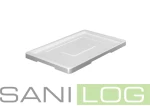 Flange cover for stackable boxes/58×36 cm/white+