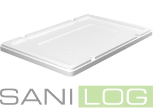 DSB-N flange cover with U-edge handle white/60×40 cm+