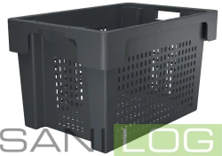 Pojemnik obrotowy DSB-N czarny 60x40x35cm 