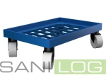 EURONORM-Rollwagen in blau 60x40cm+
