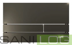 EXCLUSIVE 2.0 GRAPHITE/JOMOTECH flush plate for SLKplus concealed cisterns