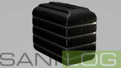 Industrietank 5000 L schwarz+