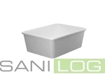 Stacking box / tray white 44x32x15.5 cm