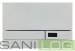 Elektronische Betätigungsplatte E-EXCLUSIVE in weiß+