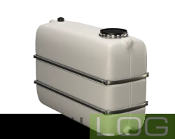 Industrietank 1650 l in neutraler Farbe+