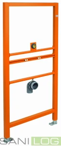 JOMOTech stelaż do pisuaru ze sterowaniem zaworem ciśnieniowym H=1120