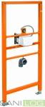 JOMOTech urinal frame with JOMOTronic system control H=1120