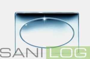 CLASSIC MATTE CHROME/JOMOTech flush plate for SLKplus concealed cisterns
