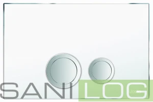 JOMOTech Avantgarde flush plate for SLK white matt