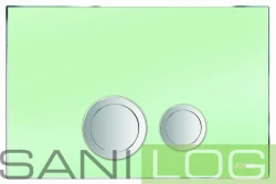 Betätigungsplatte  AVANTGARDE Glas grün satiniert/SLK