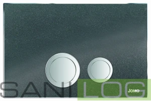 JOMOTech Avantgarde flush plate for SLK black metallic