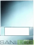 JOMOTech Betättigungsplatte  EXCLUSIVE URM-K/in der Farbe CHROMGLAZ/WEIß/für Pisuare